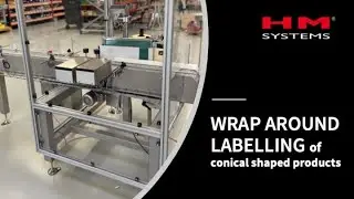 Wrap Around Labelling - Empty cans - High Accuracy Labelling - HM Systems