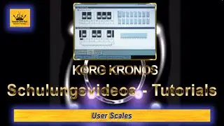 KORG KRONOS Tutorial 3 E Teil 2 User Scales