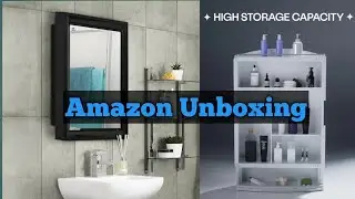 Happer Plastic Premium Multipurpose Wall Mounted Storage | Budget friendly Mirror Cabinet unboxing