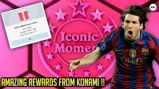 Free 101 Rated Messi And AS Roma Iconic Moment Pack Opening | Pes 21 Mobile |
