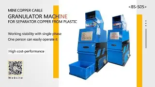 Mini Copper Cable Granulator Machine Wire Chopping Separate Copper | What Is A Copper Granulator