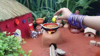 Miniature Anda Tawa Pulao । Dhaba Style Egg Pulao Recipe । Primitive Cooking । Miniature Foodkey