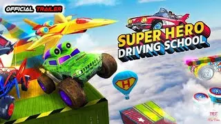 Super Hero Driving School (Official Trailer) New Nintendo Switch I Android I IOS Games Trailer