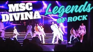 MSC Divina Full Show Legends Of Rock Pantheon Theatre International Cast Performance Show