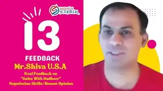 Shiva USA, Real Participant Feedback on Negotiation Skills | Sales With Sudheer
