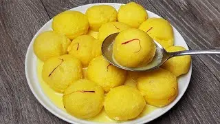তুলতুলে নরম মুখে দিলে মিলিয়ে যাবে সুজির রসভরি পিঠা | Sujir Rosh Bora Pitha Recipe | Semolina Dessert