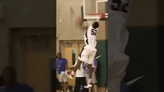 Andrew Wiggins 2 Hand Reverse Cradle Dunk on the Break at LeBron James Skills Academy