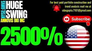 ANNOVIS BIO INC HUGE SWING | ANVS STOCK