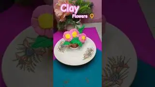 Amazing Clay Flower 😍 | Satisfying Art #flowers #shirt video #viral