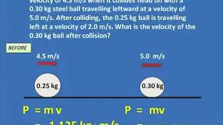 Momentum - Sample Problem 1