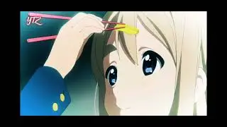 Yui Chan and ritsu Chan eat mugi Chan&rsquo;s eyebrows (k-on)