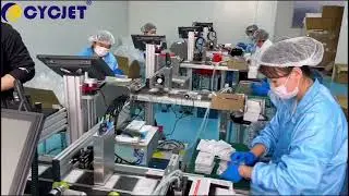 How to Print Date and Bar Code on Medical Packaging Bag by CYCJET UV High resolution Inkjet Printer