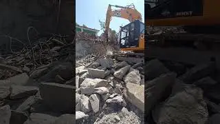 Hydraulic Rock Breaker Machine Working #iesgatewiz