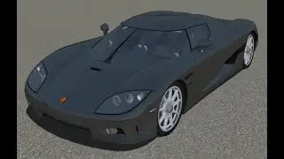Koenigsegg CCXR crashes at 275 km/h - Rigs of Rods