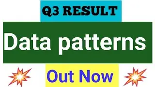 Data Patterns q3 2026 Results today. Data patterns share latest news today 