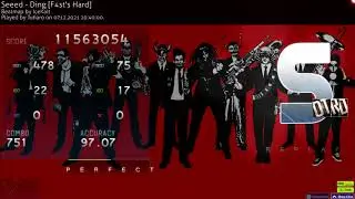 Osu! Seeed - Ding [F4st's Hard] AR11 HDHRDT (Rank 1 WW)