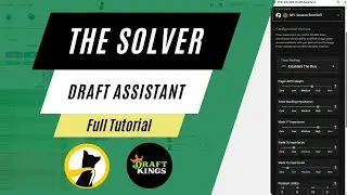 Playoff Best Ball Draft Assistant Tutorial
