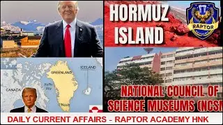 Greenland & Hormuz Island Explained | Trump Plan | NCSM | Today Current Affairs | RAPTOR ACADEMY 🦅|