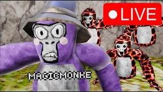 Playing GorillaTag LIVE (MiniGames + More)