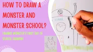 How to draw a Monster and Monster School? #drawing #ytvideo 