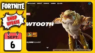 🔥NEW FORTNITE SHOP UPDATE - MEOWTOOTH BUNDLE - September 6, 2024