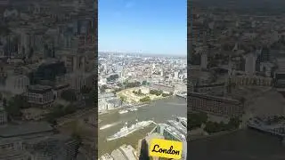 The shard,London 72nd floor view                                 #shorts #london