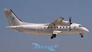 Rare! Rhein-Neckar Air - Dornier 328-110 D-CMHB - Landing at Split Airport LDSP/SPU