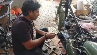 Old Bullet Complete Restoration | Royal Custom Motors Kavanur Malappuram | Royal Enfield