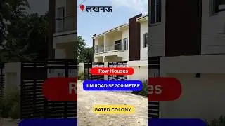 Row Houses for sale in lucknow, Row Houses in iim road lucknow, #rowhouseinlucknow #rowhouse #house