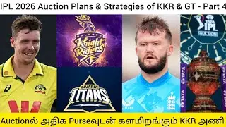 IPL 2026 Auction Plans & Strategies of Kolkata Knight Riders & Gujarat Titans | #ipl #t20