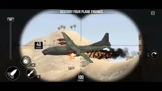 War Sniper Z19 Mission 8 Ground To Air Destroy Four Plane Engines