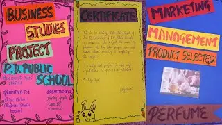 Class 12 Marketing Management of Perfumes #businessstudies #class12project #dolly #manchanda 