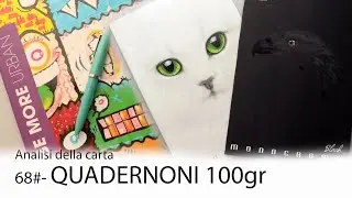 carta per stilografica Quadernoni 100gr Pigna White & Black e BM