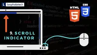 Scroll Down Indicator using HTML | CSS || Website Design Tutorials ||