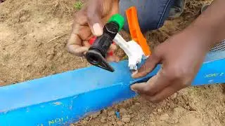 How to fix your drip tapes on a lay flat tube part 1. 