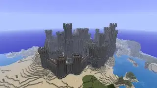 JE FAIS UN CHATEAU FMORT AVEC DE LA REDSTONE ! MINECRAFT