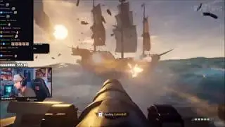 Summit1G Throws Enemy Chests in Ocean | Sea of Thieves Highlight