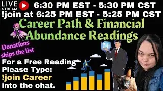 *FREE*✨Career Path & Financial Abundance Readings✨Theme Night!!🧚&zwj;♀️spiritualguidance energyreadings