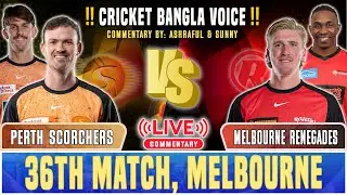 Melbourne Renegades vs Perth Scorchers, Big Bash Live Cricket Score, Commentary MLR vs PRS 36th T20