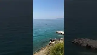 Croatian sea side view Split