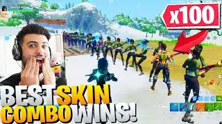 I Hosted A 100 PLAYER Fortnite FASHION Contest! (Best Skin & Emote Wins!)