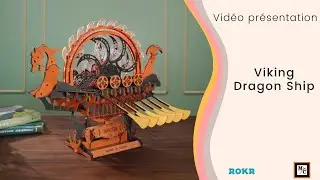 Pr&eacute;sentation Viking Dragon Ship - La Maison du Canevas et de La Broderie