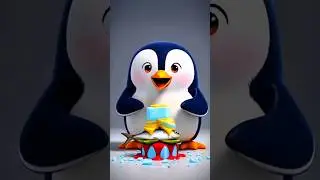 The Penguin Who Tried to Make Pizza 🐧😂🍕 | Animated | Cartoon | #shorts |