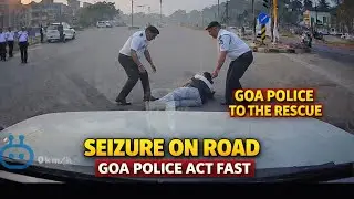 Man Collapses on Road - What Goa Police Did Next Will Restore Your Faith