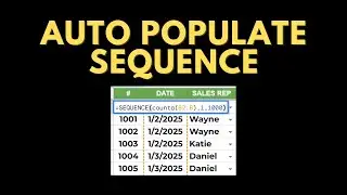 Automatically Generate Number Sequences in Google Sheets