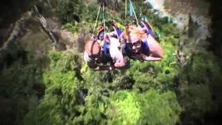 Mokai Gravity Canyon - Flying FOX zipline in New Zealand, high zipline