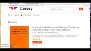 Open Textbook library