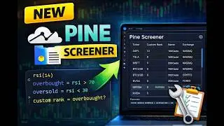 TradingView's New Pine Screener: Screen Watchlists with Custom Pine Script! 🚀🔍📈