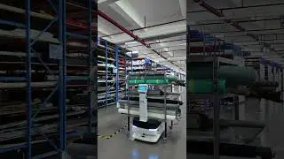 The future of factories: Autonomous mobile robots (AGV/ AMR) will taking over material handling.