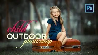 Outdoor child portrait editing photoshop tutorial | Free Preset